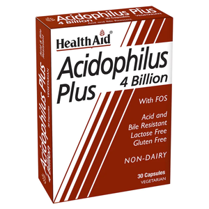 HEALTH AID ACIDOPHILUS PLUS 4 BILLION CAPSULES 30S