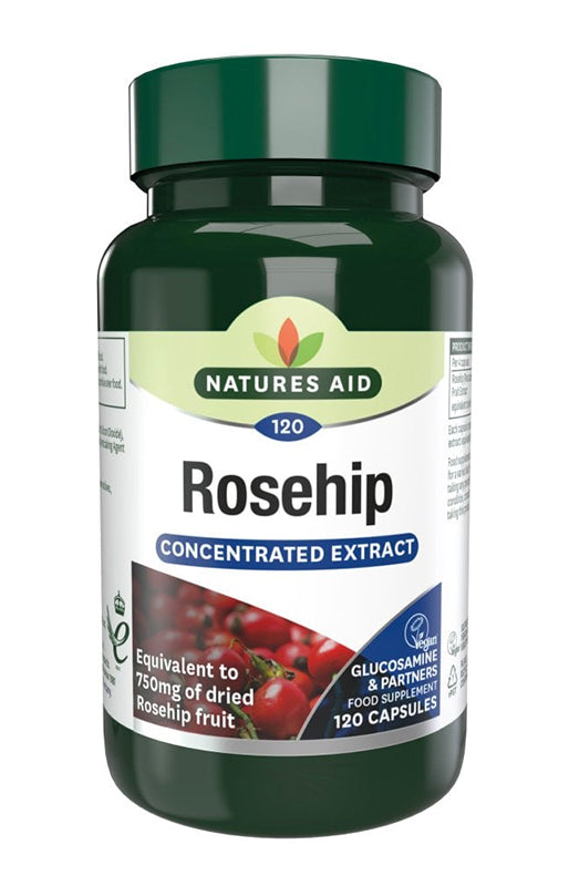 NATURE'S AID ROSEHIP 750MG X 120 CAPSULES