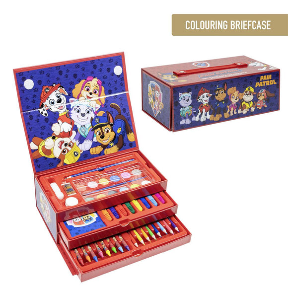 CERDA 0826 PAW PATROL COLOURING STATIONERY SET IN 3D BOX