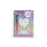 TRI-COASTAL 30720T-31775 PASTEL SPIRAL NOTEBOOK WITH BULT-IN-CASE