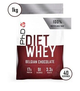 PHD DIET WHEY 1KG POUCH - BELGIAN CHOCOLATE