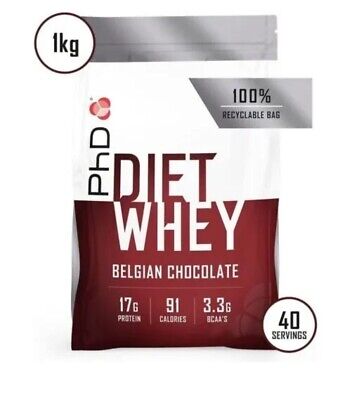 PHD DIET WHEY 1KG POUCH - BELGIAN CHOCOLATE