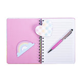 TRI-COASTAL 30720T-31775 PASTEL SPIRAL NOTEBOOK WITH BULT-IN-CASE