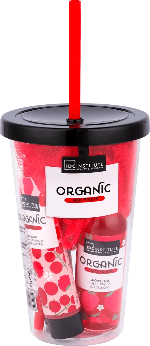 IDC INSTITUTE 42121 ORGANIC RED FRUITS CUP GIFT SET