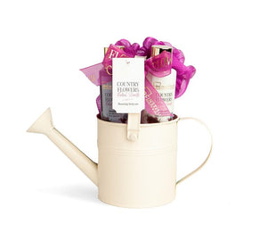 IDC 99014 COUNTRTY FLOWERS 3PCS WATERING CAN