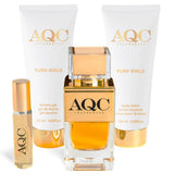 AQUARIUS 44023 PURE GOLD WOEMN PERFUME GIFT SET 4PCS