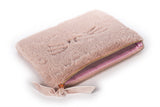 TRI-COASTAL CO5538N-C074Y FUR PINK COSMETIC POUCH LARGE