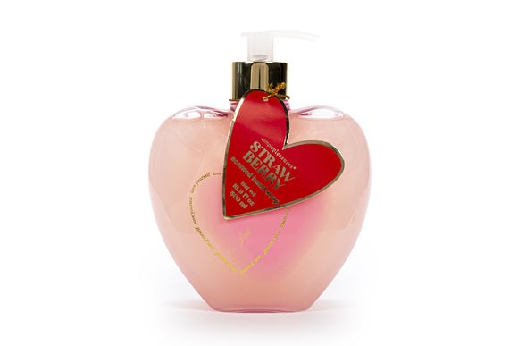 TRI-COASTAL F31421-32748 HEART BOTTLE STRAWBERRY SCENTED HAND SOAP 500ML