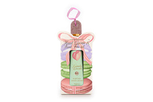 TRI-COASTAL F52508-32497 SWEET MACARON HAND CREAM & NAIL FILE SET