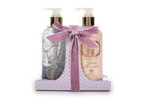 TRI-COASTAL F52541-32499 SWEET MACARON GIFT SET HAND WASH 350ML + HAND CREAM 350ML