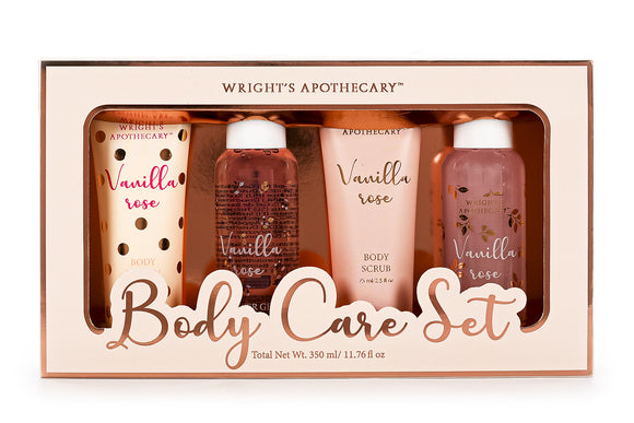 TRI-COASTAL F52583-32407 WRIGHT'S APOTHECARY BODY CARE SET VANILLA ROSE