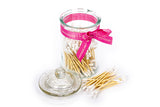 TRI-COASTAL F90702-31747 COTTON BUDS IN GLASS JAR