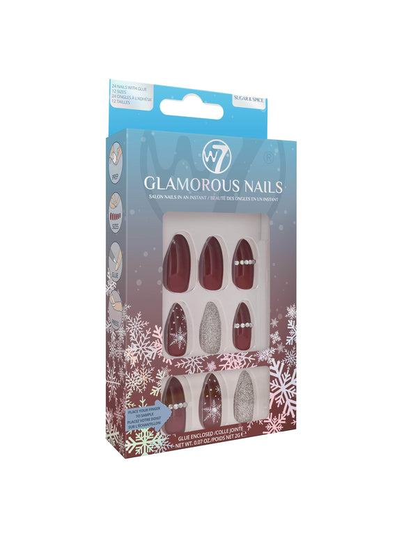 W7 GLAMOUROUS NAILS SUGAR & SPICE
