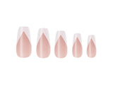 W7 INSTANT ACRYLICS FALSE NAILS FRENCH CHEVRON