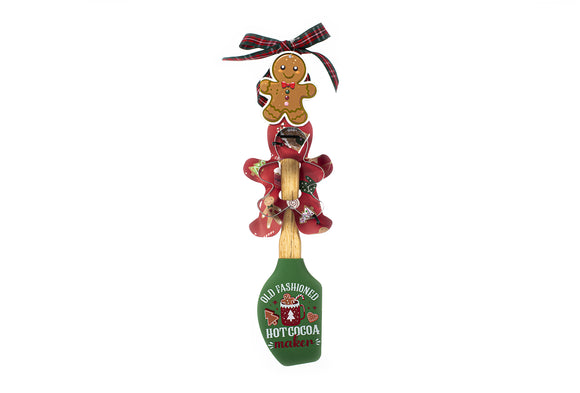 TRI-COASTAL M10942-32237 GINGER BREAD MAN SPATULA & COOKIE CUTTER