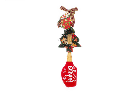 TRI-COASTAL M10942-32239 XMAS TREE SPATULA & COOKIE CUTTER