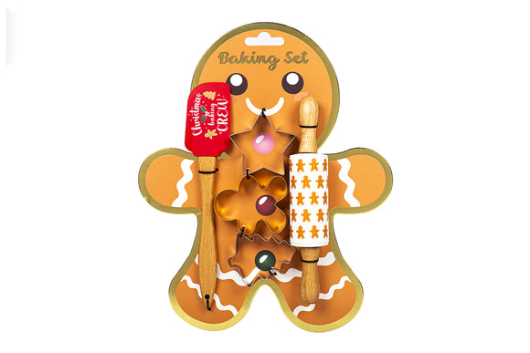 TRI-COASTAL M10943-32240 GINGER BREAD MAN BAKING SET