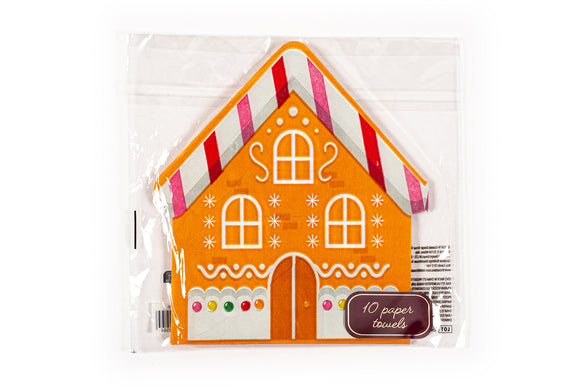 TRI-COASTAL M50248-32336 GINGER BREAD HOUSE PAPER TOWELS