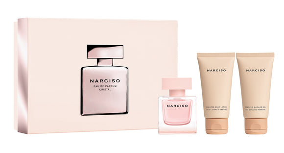 NARCISO RODRIGUEZ NARCIZO CRISTAL EAU DE PARFUM 50 ML + BODY LOTION 50 ML + SHOWER GEL 50 MLEAU DE