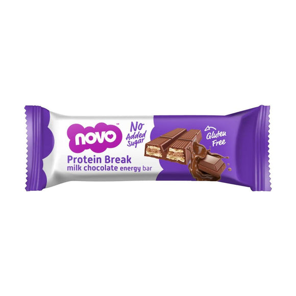 NOVO PROTEIN BREAK MILK CHOCOLATE ENERGY BAR 21.5G