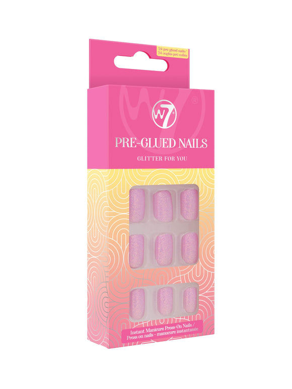 W7 PRE-GLUED NAILS GLITTER FOR YOU