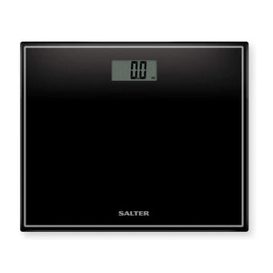 SALTER COMPACT BLACK GLASS ELECTRONIC SCALE