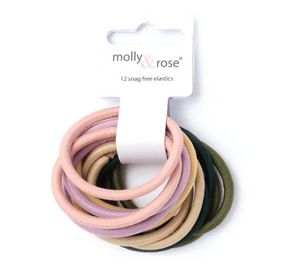 MOLLY & ROSE 8645 NEUTRAL ENDLESS ELASTICS X 12 PACK