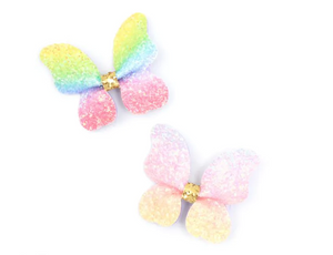 MOLLY & ROSE 8839 GLITTER BUTTERFLY CLIP