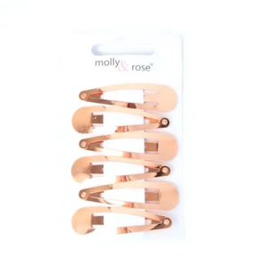 MOLLY & ROSE 8171 ROSE GOLD CLICK CLACK X 6 PACK