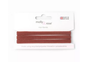 MOLLY & ROSE 8412 LARGE BROWN ELASTICS X 3 PACK