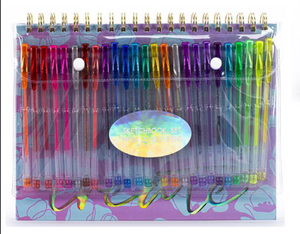 TRI-COASTAL 30750T-31943 DREAM SKETCHBOOK WITH 25 GEL PENS