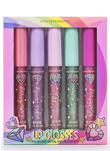 TRI-COASTAL Y81207-31916 LIP GLOSSES X5 PACK