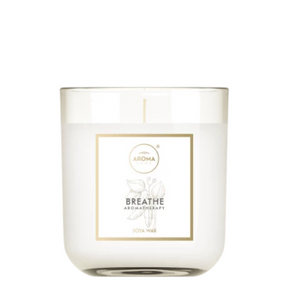 AROMA HOME 0391 BREATHE SOY WAX CANDLE 150G