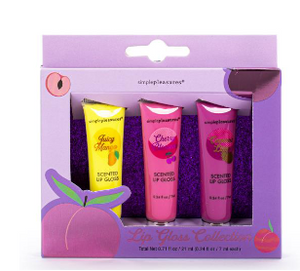 TRI-COASTAL F81197-31811 FRUIT LIP GLOSS COLLECTION X 3 PACK