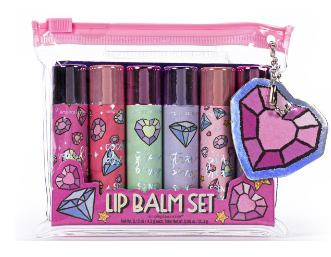 TRI-COASTAL Y80395-31904 DIAMOND LIP BALM SET X 6 PACK