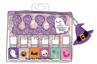 TRI-COASTAL Y80388-32149 HALLOWEEN NAIL POLISH + TOE SEPARATOR SET