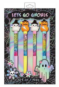 TRI-COASTAL 30904-32151 LETS' GO GHOHLS SET OF 4 PENS