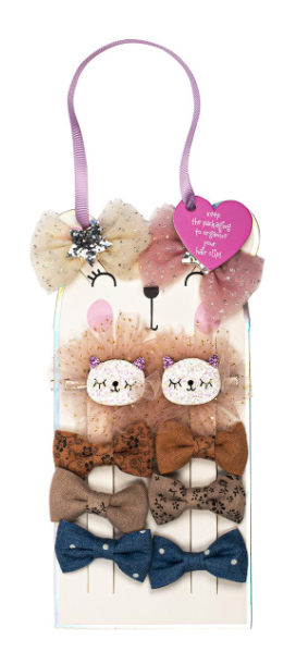 TRI-COASTAL HA5531N-C033Y BEAR HAIR CLIPS SET