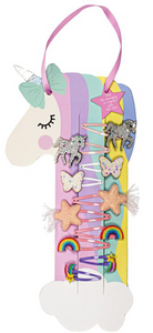 TRI-COASTAL HA5531N-C041Y UNICORN & RAINBOW HAIR CLIPS SET