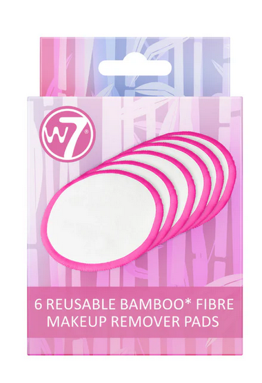 W7 BAMBOO REUSABLE MAKE UP REMOVER PADS