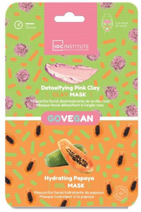 IDC INSTITUTE 85106 DETOXIFYING PINK CLAY MASK + HYDRATING PAPAYA GEL MASK