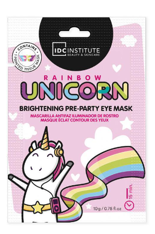 IDC INSTITUTE 90018 RAINBOW UNICORN BRIGHTENING PRE-PARTY EYE MASK