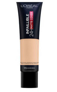 L'OREAL INFAIBLLIBLE 32H MATTE COVER FOUNDATION 115 WARM UNDERTONE