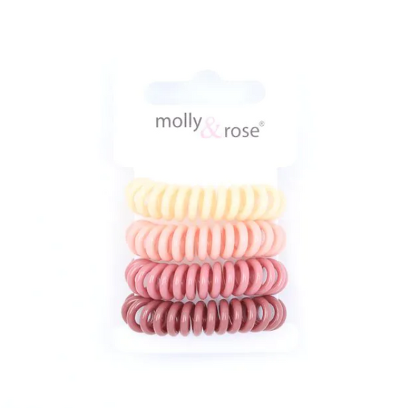 MOLLY & ROSE 8781 NEUTRALS COIL BOBBLES X 4 PACK