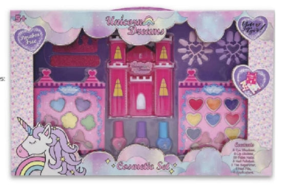 YOU GO GIRL VYA023 UNICORN DREAMS CASTLE COSMETIC SET