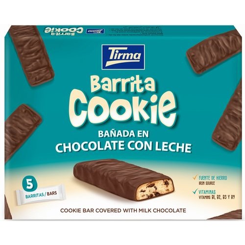 TIRMA BARRITA COOKIE CHOCOLATE CON LECHE