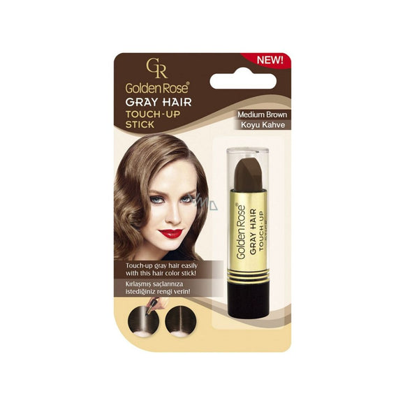 GOLDEN ROSE GREY HAIR TOUCH UP STICK MEDIUM BROWN 3