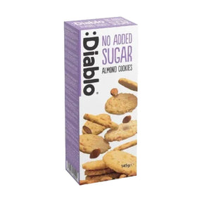 DIABLO COOKIES ALMOND SUGAR FREE 145GR