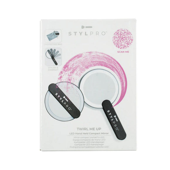 STYLPRO MI05A TWIRL ME UP LED HAND HELD COMPACT MIRROR