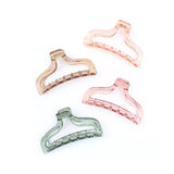 MOLLY & ROSE 8592 OPEN SHAPED TRANSPARENT JAW CLIP